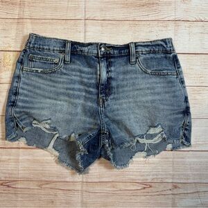 Aerie • Distressed Denim Women Shorts • Size Medium